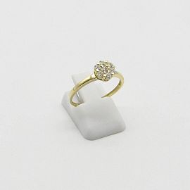 ANILLO ROSETA CUBICS 3656 /O.AMARILLO